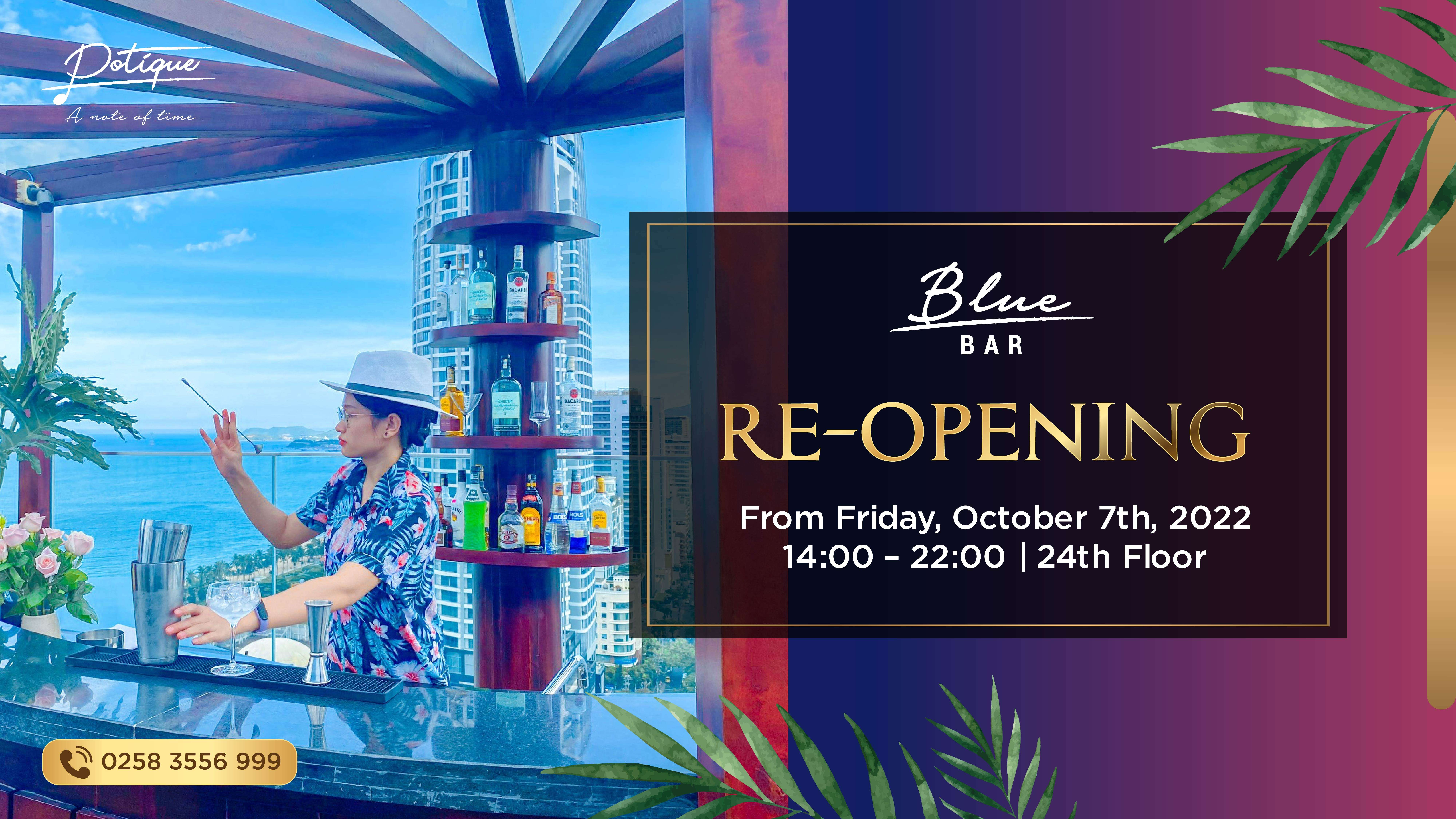 Reopening of Blue Bar at Potique hotel in Nha Trang