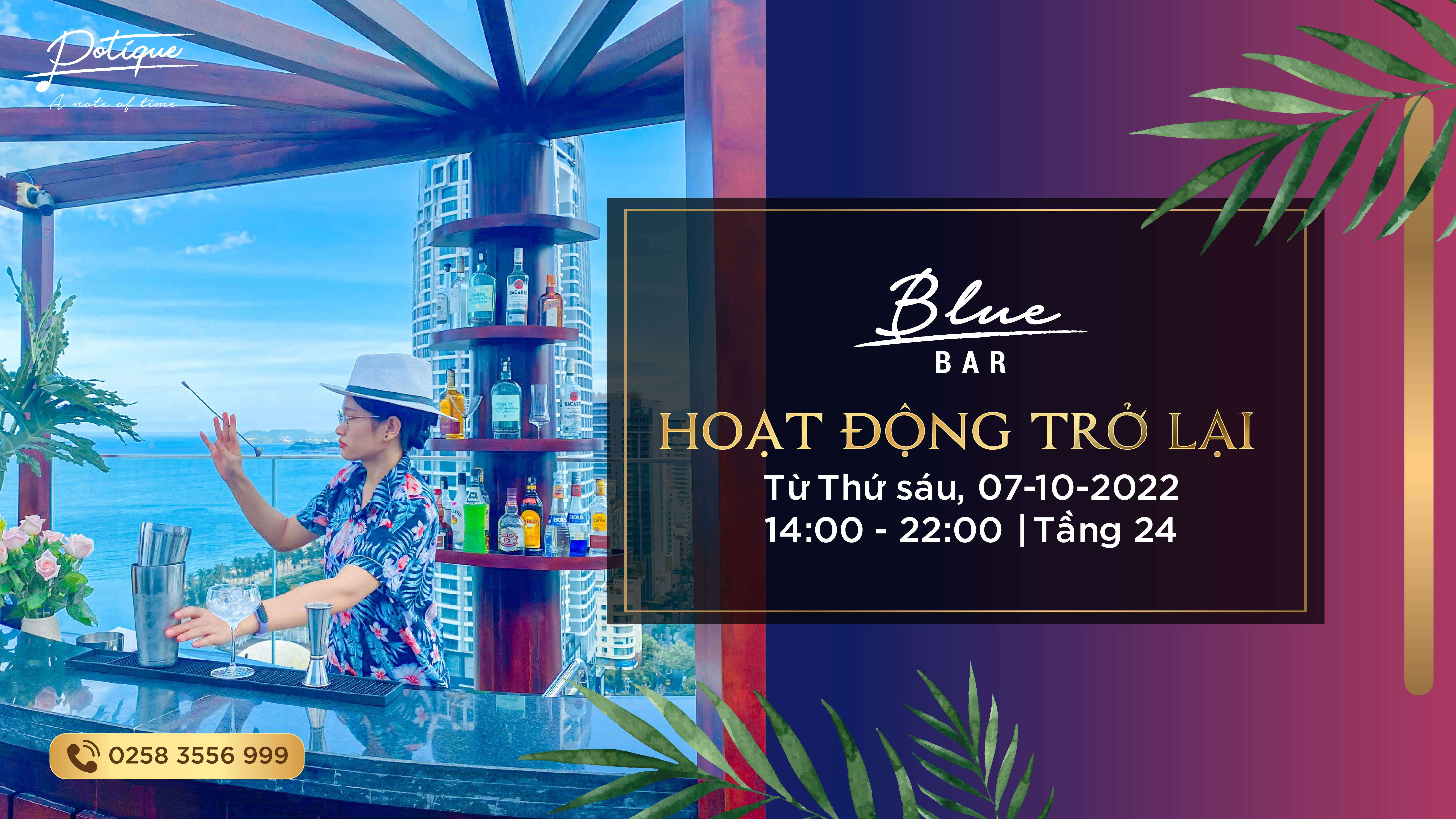 Blue Bar - quầy bar độc đáo ở Nha Trang hoạt động trở lại