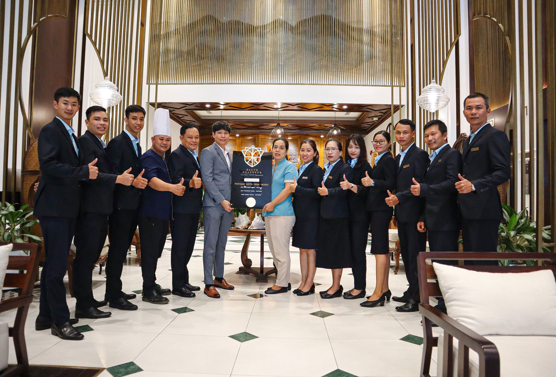 Potique hotel won 4 categories of 2023 Haute Grandeur Global Hotel Awards