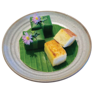 烤绿豆糕